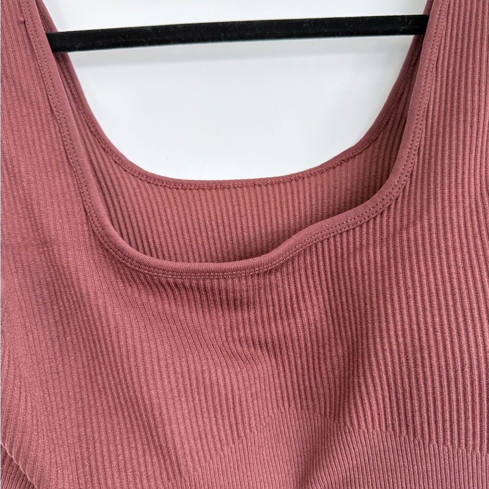 Cinnamon Brown Ribbed Two-Piece Set - Picture 6 of 11
